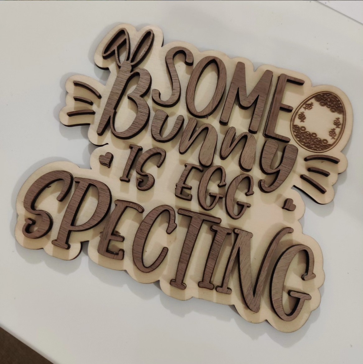 Decorative Gift table Plaque: Easter Themes baby shower decor